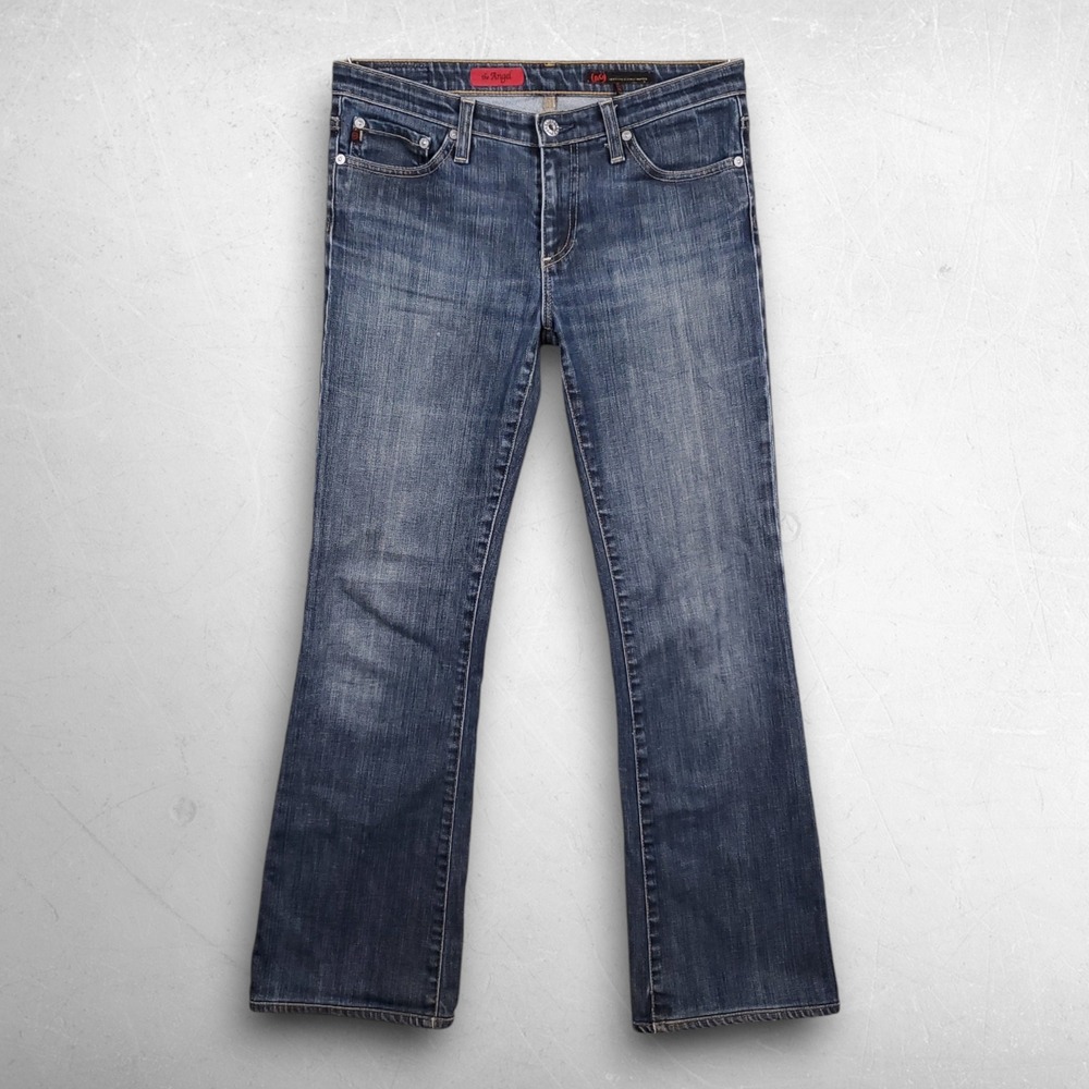 AG The Angel Bootcut Low Rise Jeans Women 29R Blue Y2K Cowgirl Grunge Indie USA